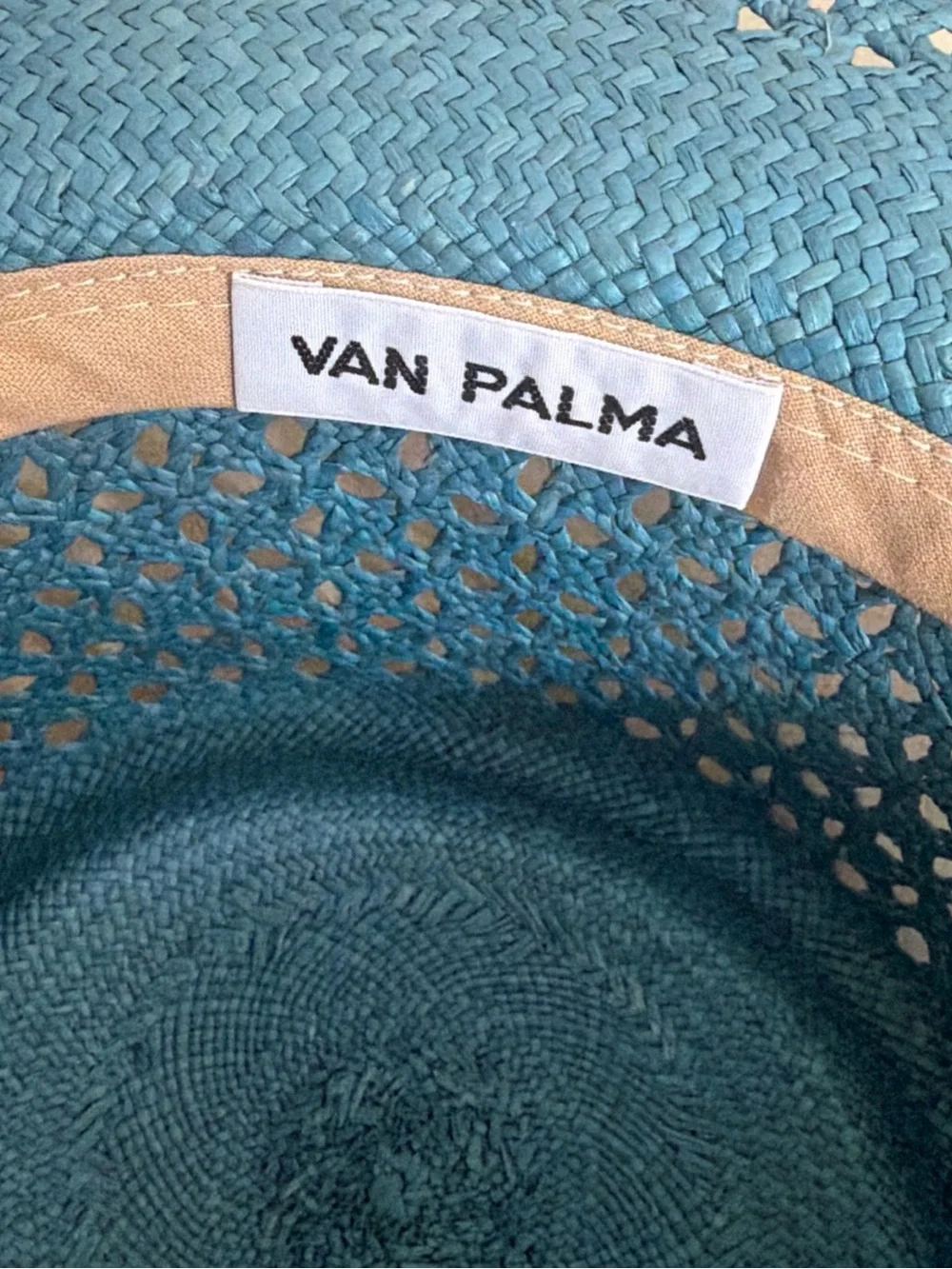 Teal Wide-Brim Woven Sun Hat - Women Accessories